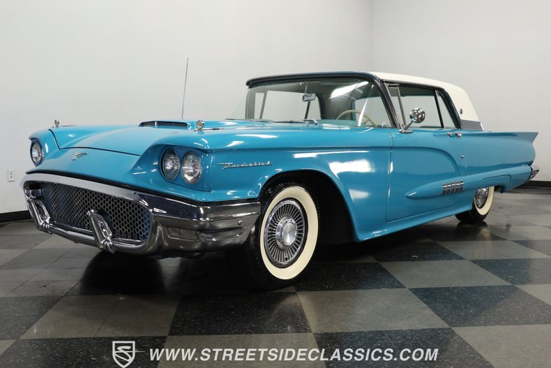 Ford-Thunderbird-1958-Turquoise-Turquoise-18