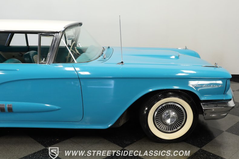 Ford-Thunderbird-1958-Turquoise-Turquoise-25