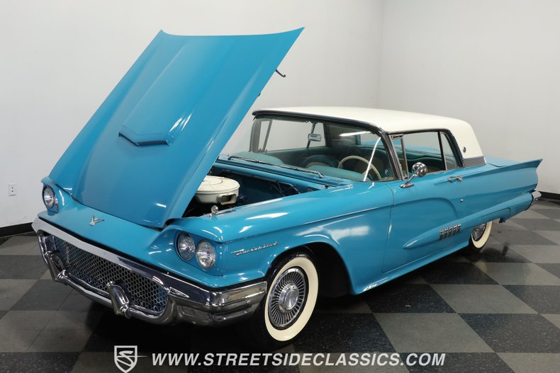 Ford-Thunderbird-1958-Turquoise-Turquoise-26
