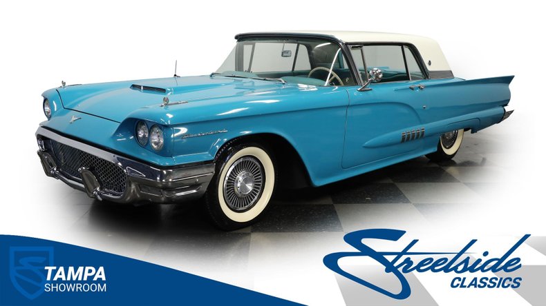 Ford-Thunderbird-1958-Turquoise-Turquoise-46
