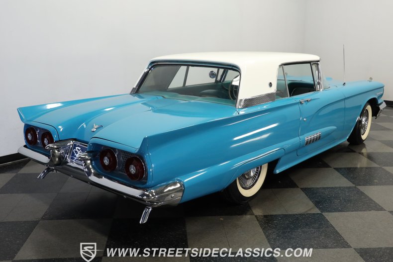 Ford-Thunderbird-1958-Turquoise-Turquoise-8