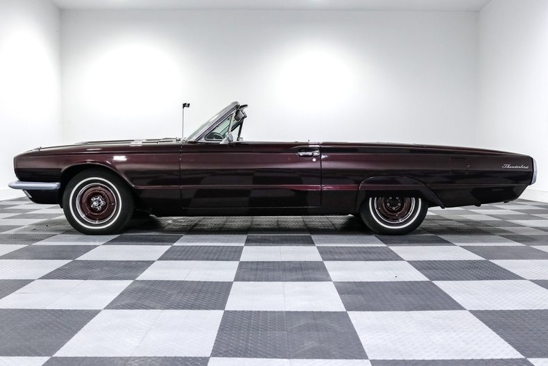 Ford-Thunderbird-1966-Maroon-BLACK-3