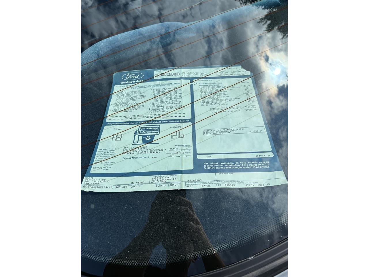 Ford-Thunderbird-1987-Grey-Blue-17