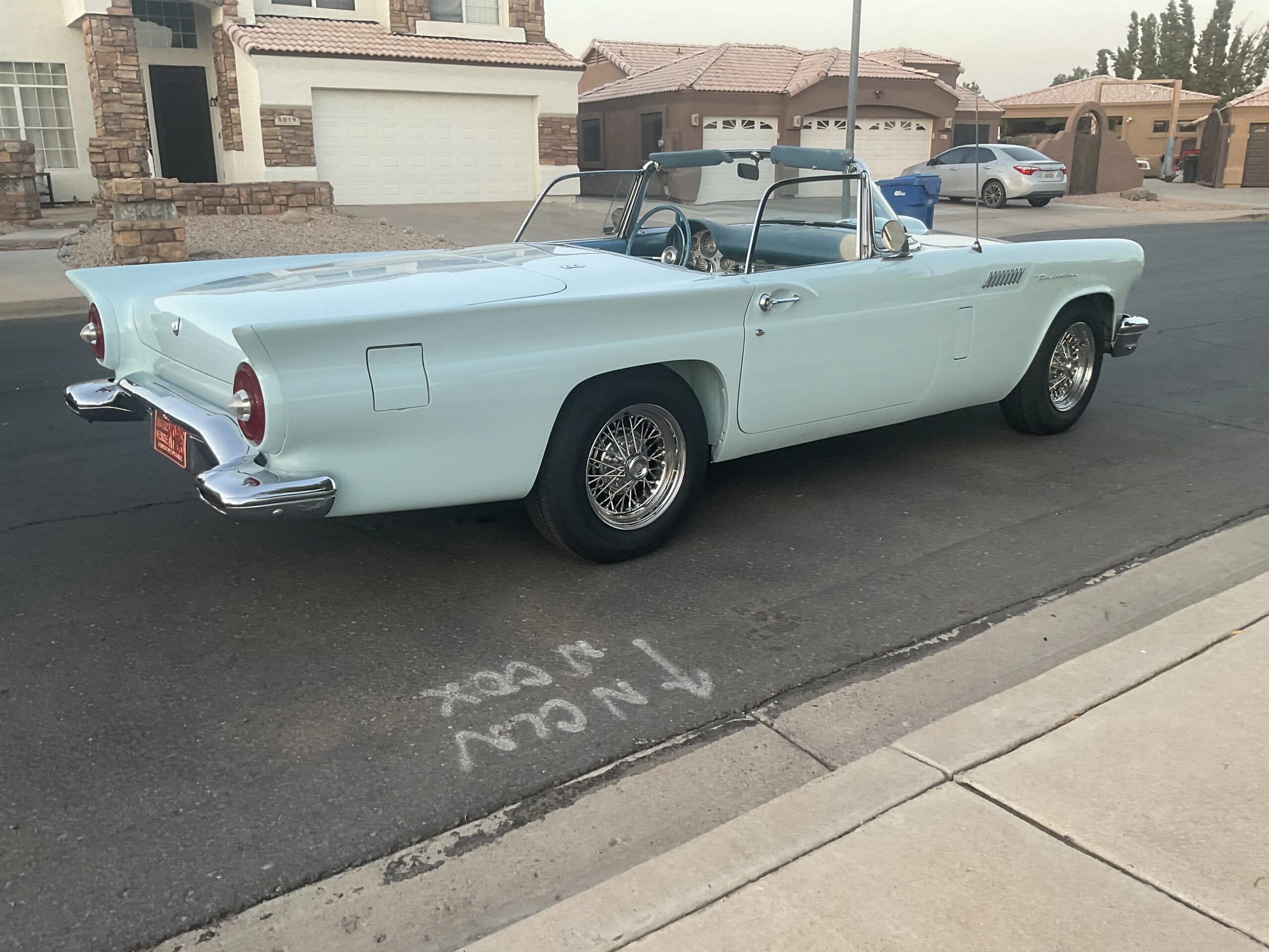 Ford-Thunderbird-lx-1957-Blue-Blue-1