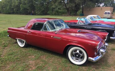 Ford-Thunderbird-sport-1955-Red-Off-White-2
