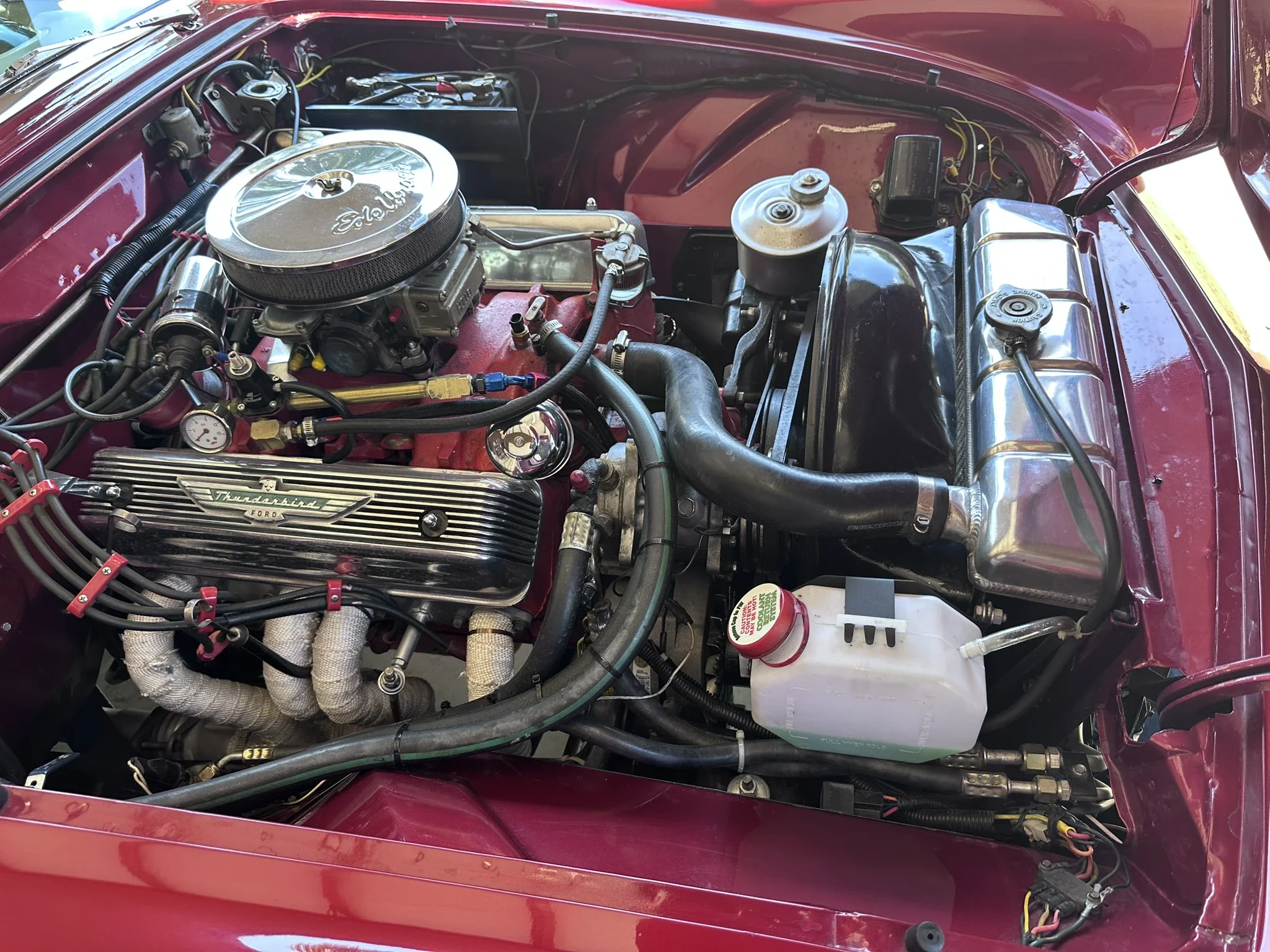 Ford-Thunderbird-sport-1955-Red-Off-White-27