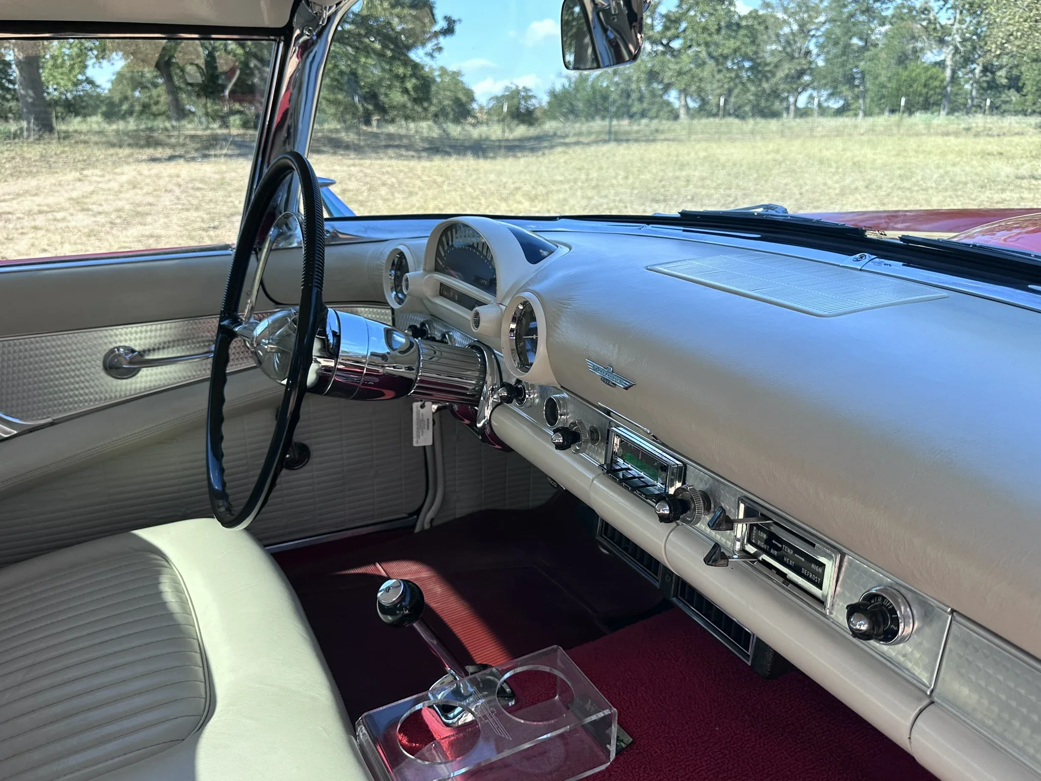Ford-Thunderbird-sport-1955-Red-Off-White-55