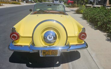Ford-Thunderbird-sport-1956-Yellow-Brown-2
