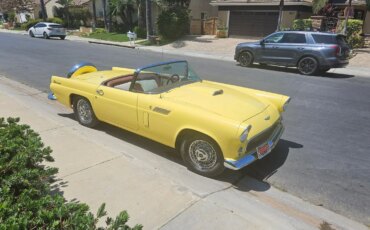 Ford-Thunderbird-sport-1956-Yellow-Brown-4