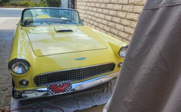 Ford-Thunderbird-sport-1956-Yellow-Brown-6