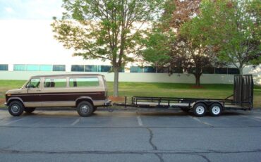 Ford-e-350-one-ton-window-van-1987-brown-2