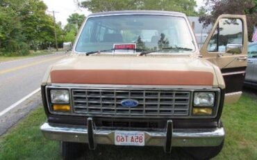 Ford-e-350-one-ton-window-van-1987-brown-4
