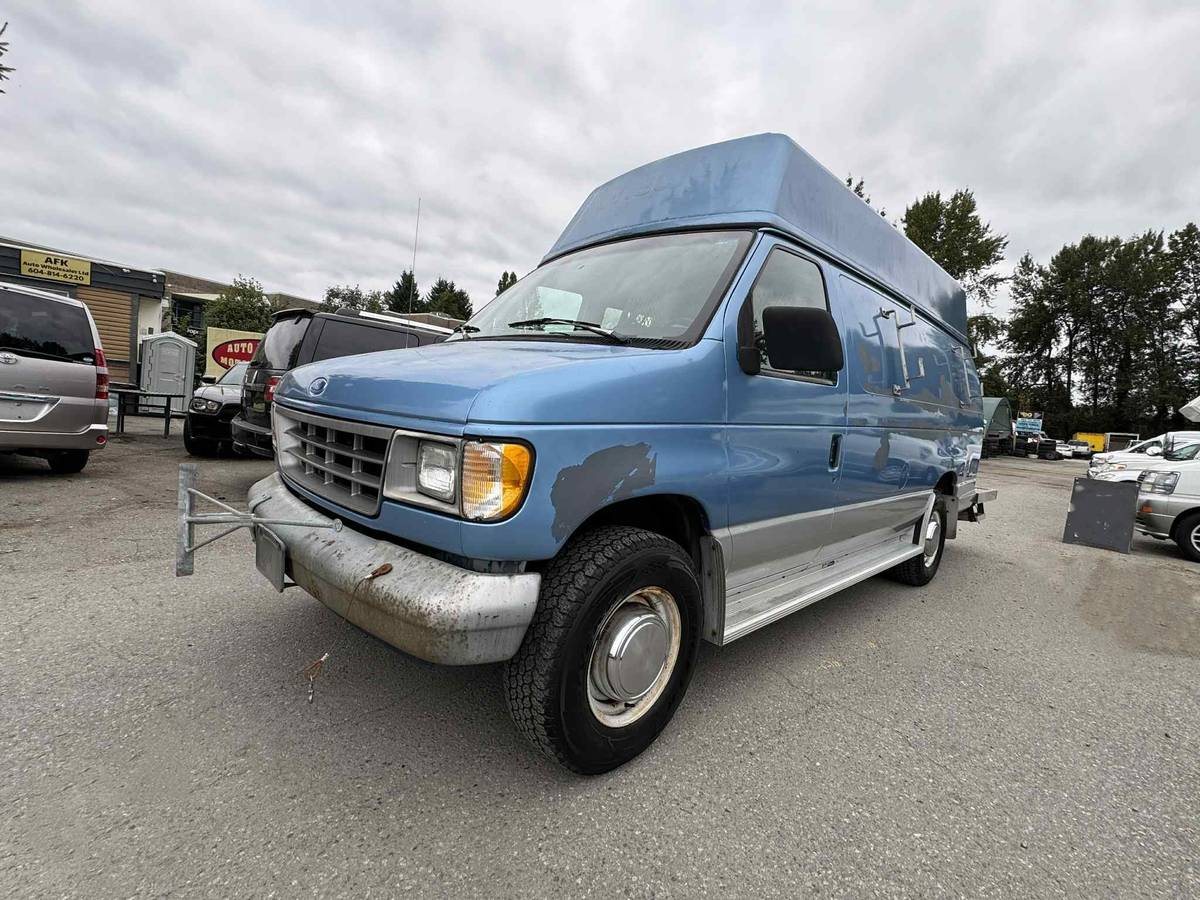 Ford-e250-econoline-cargo-van-1993-blue-1