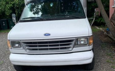 Ford-e350-cargo-van-1995-white