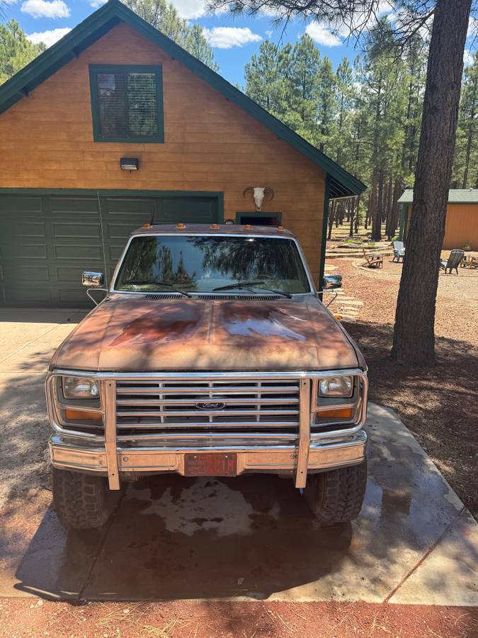 Ford-f-250-diesel-1983-brown-1