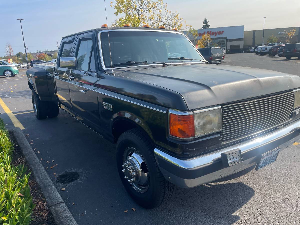 Ford-f-350-1991-black-1