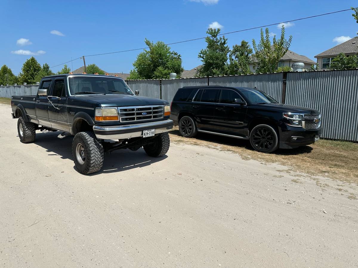 Ford-f-350-1995-green-1