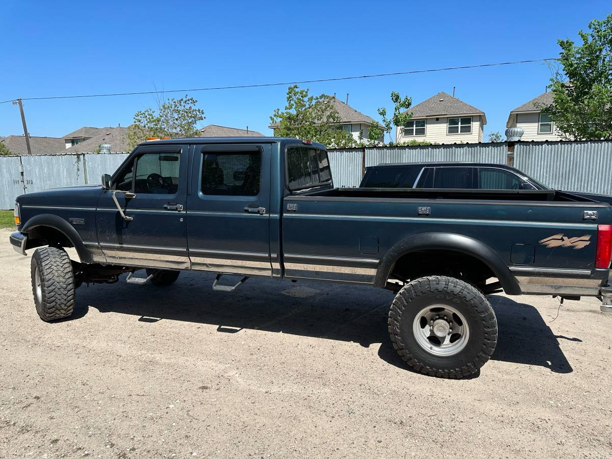 Ford-f-350-1995-green-2