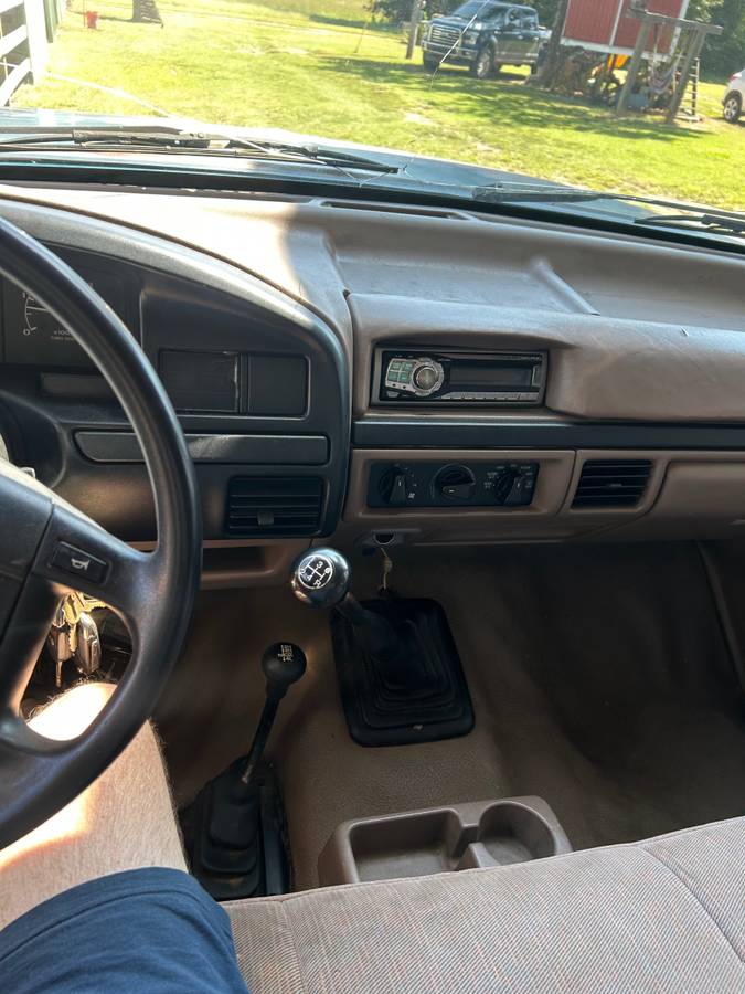 Ford-f-350-diesel-1994-green-3