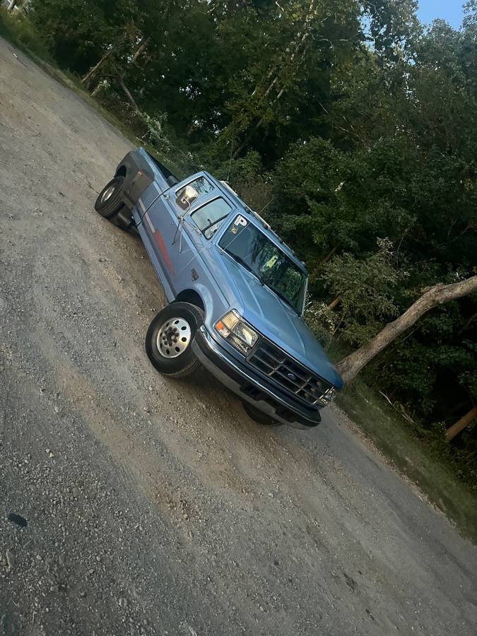 Ford-f-350-diesel-1995-blue-2