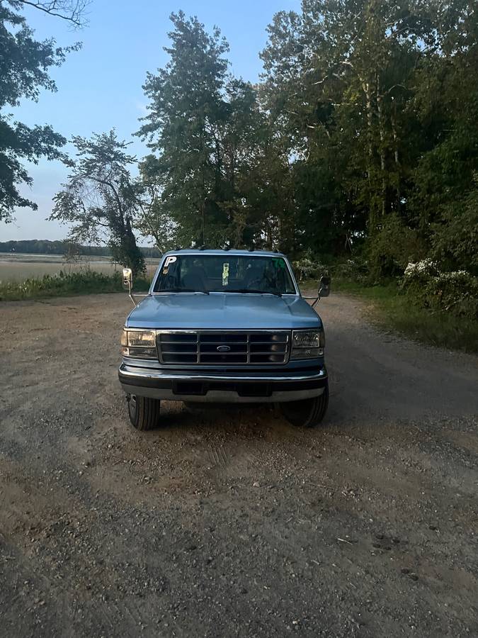 Ford-f-350-diesel-1995-blue-3