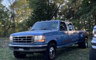 Ford-f-350-diesel-1995-blue