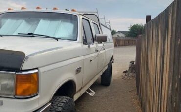 Ford-f-350-xlt-1991-white-1