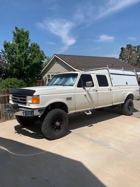 Ford-f-350-xlt-1991-white