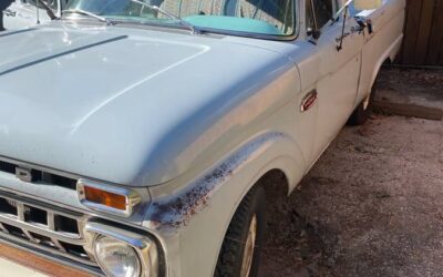 Ford f100 pickup custom cab short bed 1965