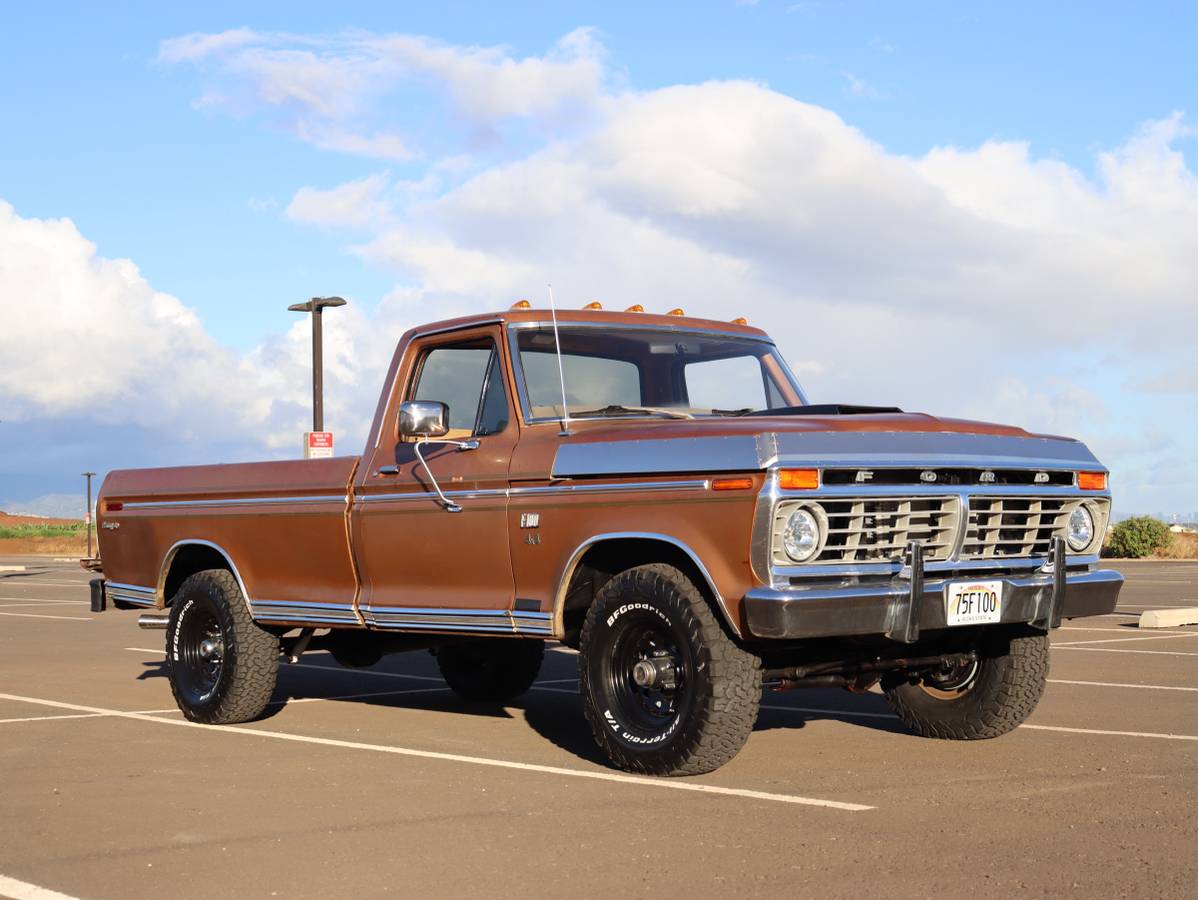 Ford-f100-ranger-xlt-swb-1975-brown-1