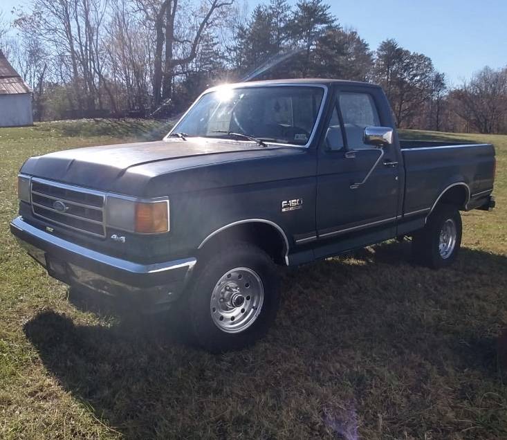 Ford-f150-lariat-4x4-1991-green-4