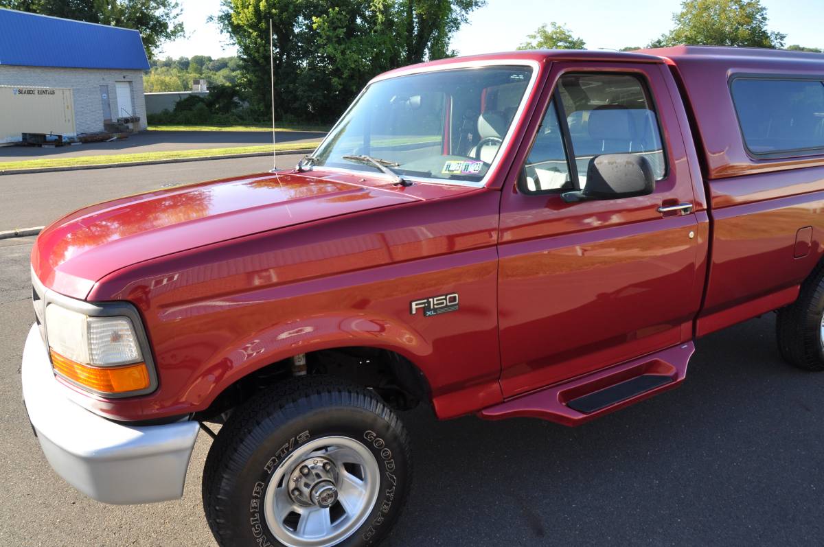 Ford-f150-xlt-1995-red-1