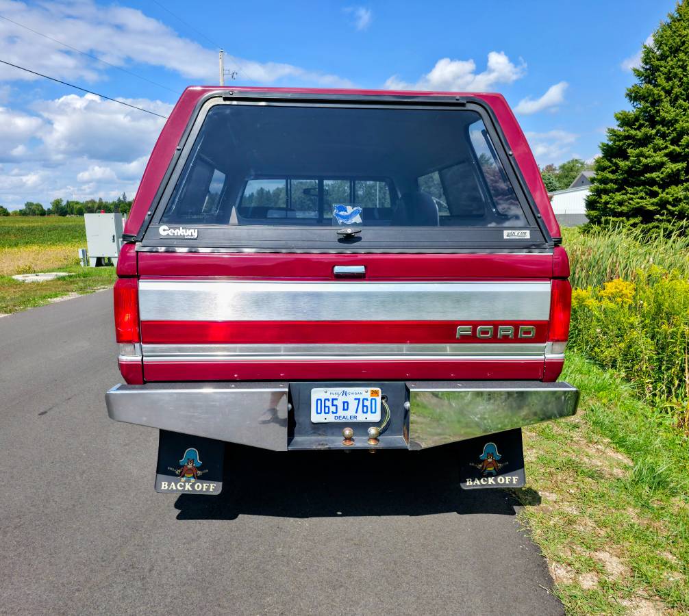 Ford-f250-4x4-lariat-diesel-1988-red-3