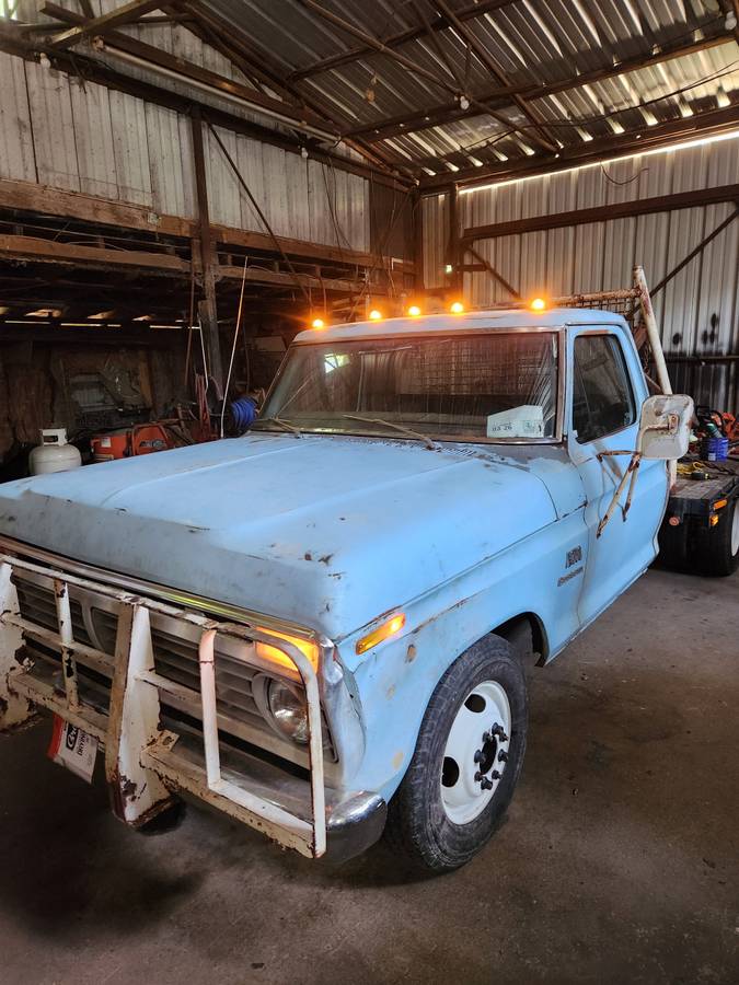Ford-f350-1975-blue