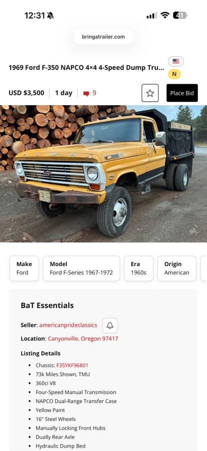 Ford-f350-4x4-1969-yellow-78