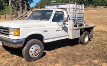 Ford-f350-4x4-1990-white-1