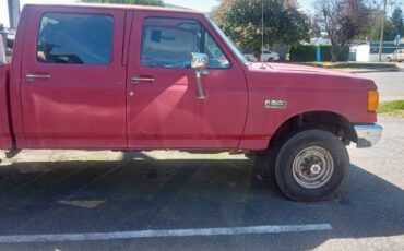 Ford-f350-crew-cab-1990-red-8