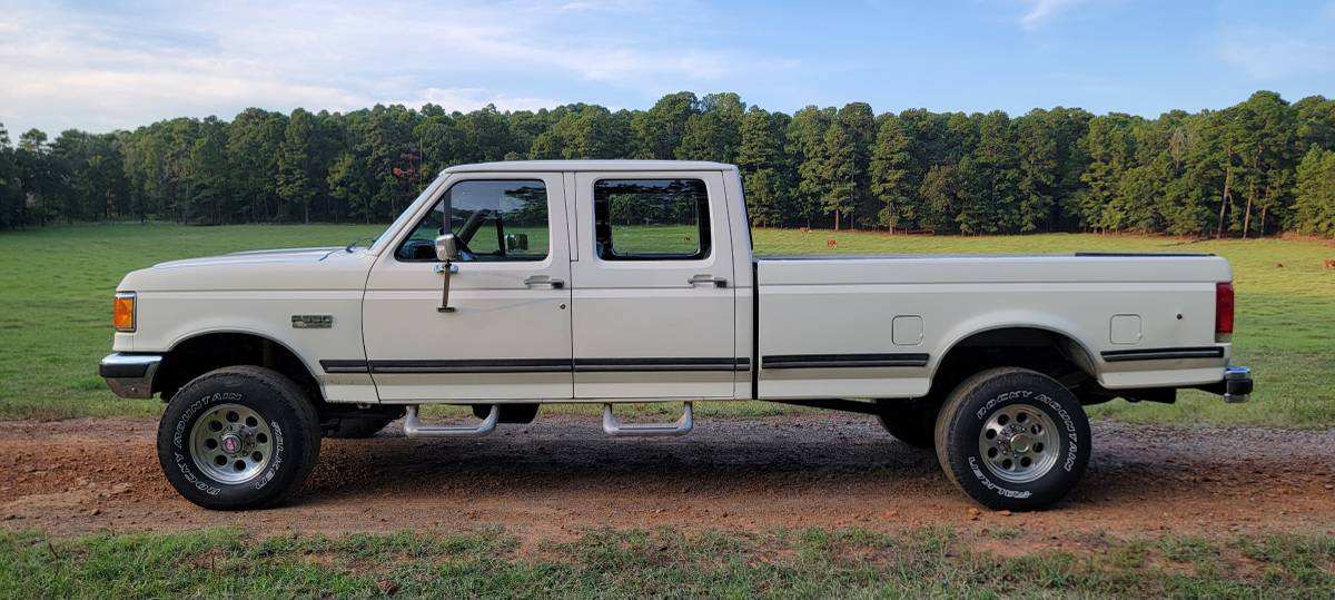 Ford-f350-crew-cab-4x4-1-ton-1990-white-3