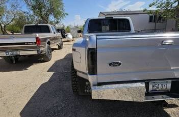 Ford-f350-diesel-1995-silver-1