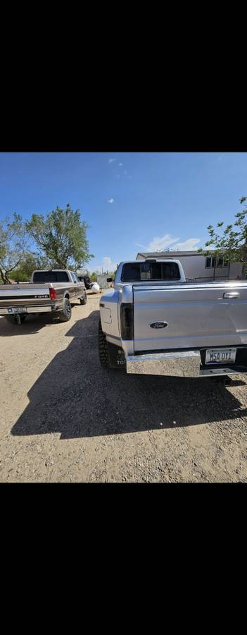 Ford-f350-diesel-1995-silver-1