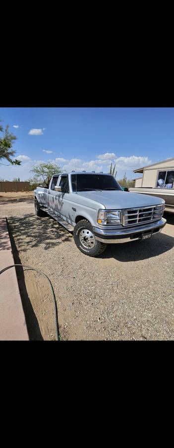 Ford-f350-diesel-1995-silver-11
