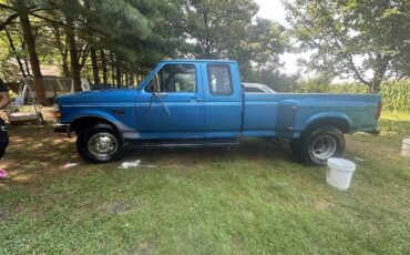 Ford-f350-dually-diesel-1995-blue-2