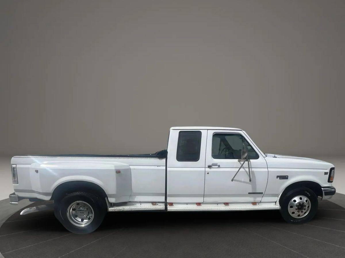 Ford-f350-super-cab-diesel-1995-white-5