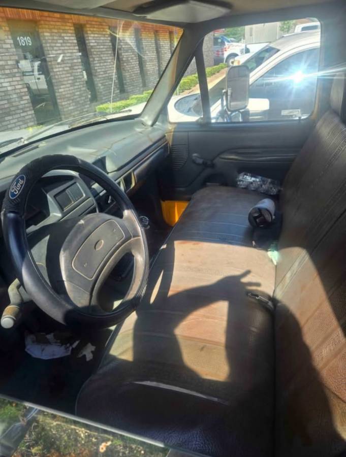 Ford-f350-super-duty-regular-cab-diesel-1992-grey-1