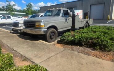 Ford-f350-super-duty-regular-cab-diesel-1992-grey-8