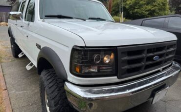 Ford-f350-xl-crew-cab-obs-1995-white-1