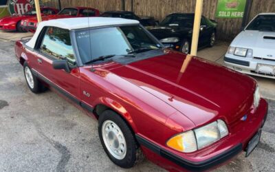 Ford mustang lx convertible 1990