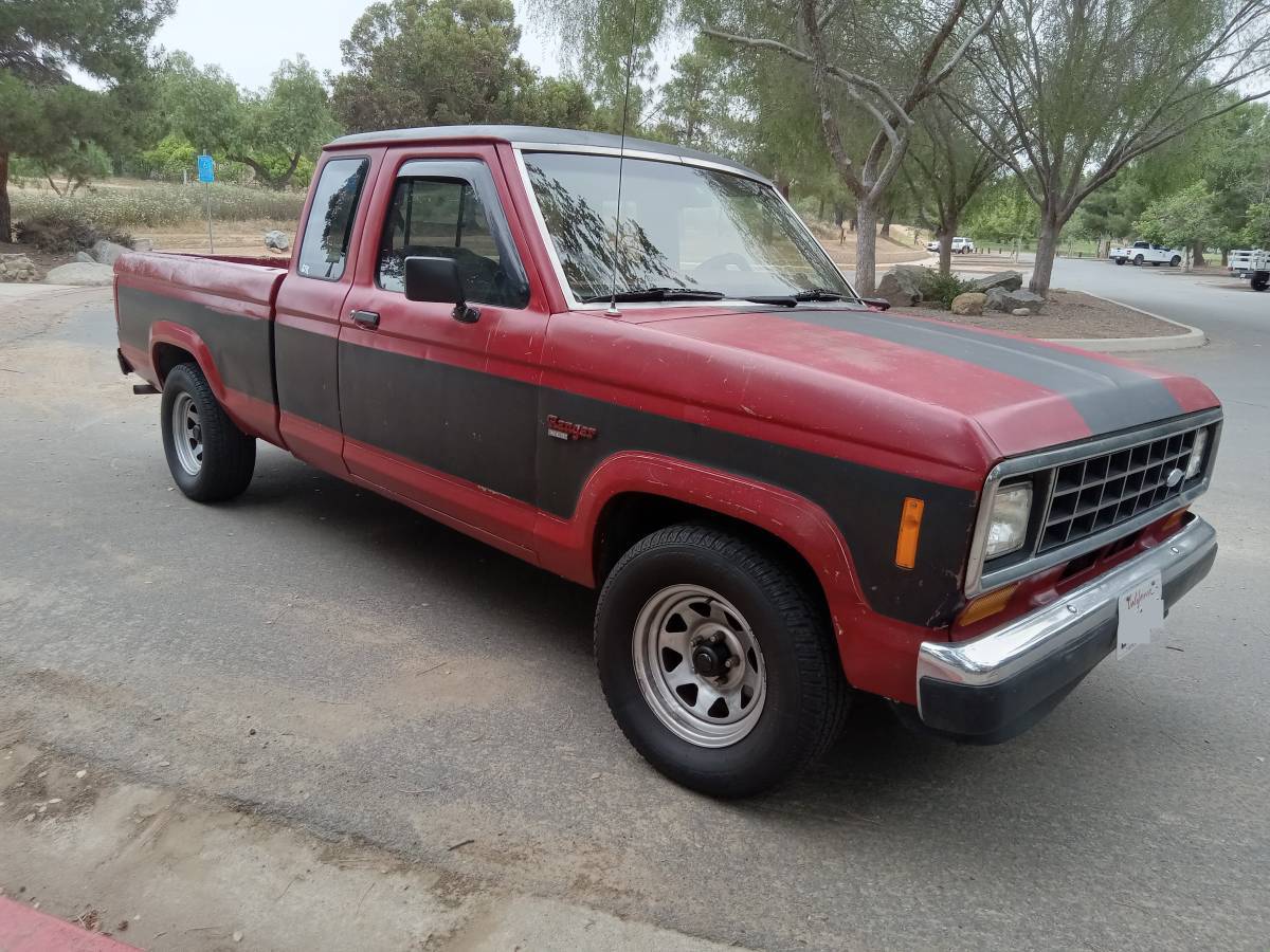 Ford-ranger-xlt-supercab-1988-red-1