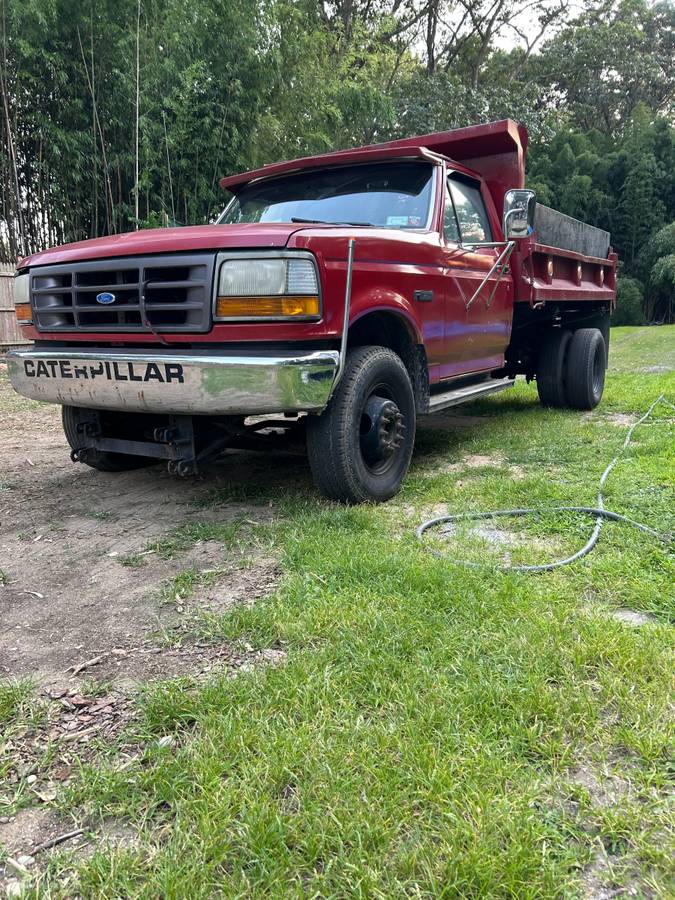 Ford-super-duty-dump-diesel-1992-red-3