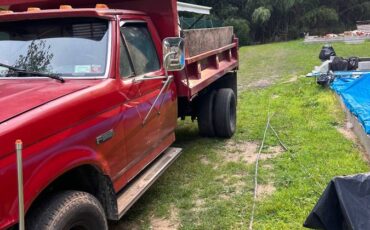 Ford-super-duty-dump-diesel-1992-red